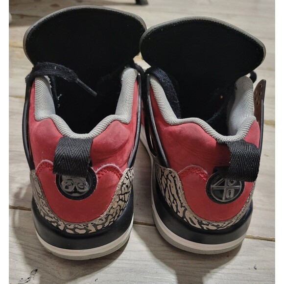 Nike Air Jordan Spizike "Toro Bravo" sneakers in Gym Red and Black Size 5Y - Picture 4 of 7